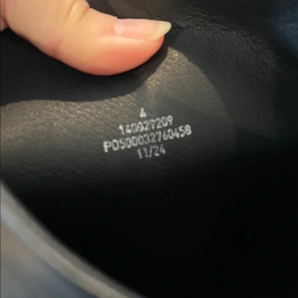 ASOS Design Cleona premium leather boot kitten heel black US 6 - Picture 7 of 9